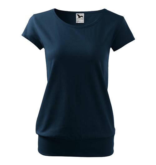 City tričko dámské námořní modrá