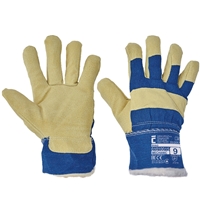 Pracovní rukavice zimní kombinované SHAG modré